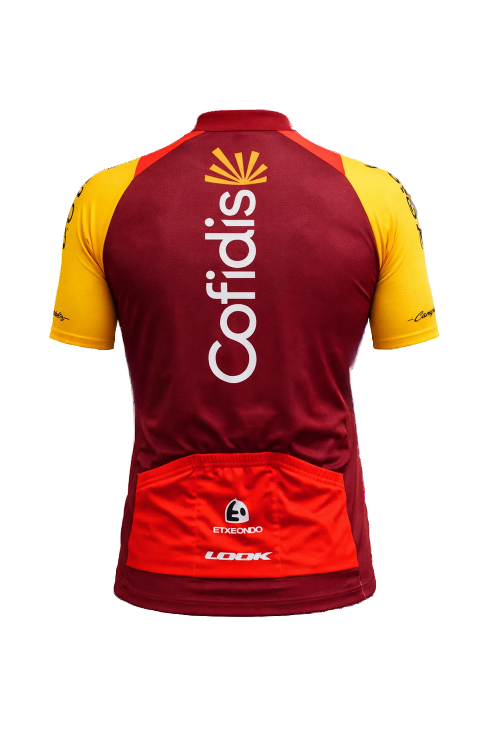 Maillot manches courtes 2026 - Team COFIDIS x ETXEONDO (face dos)