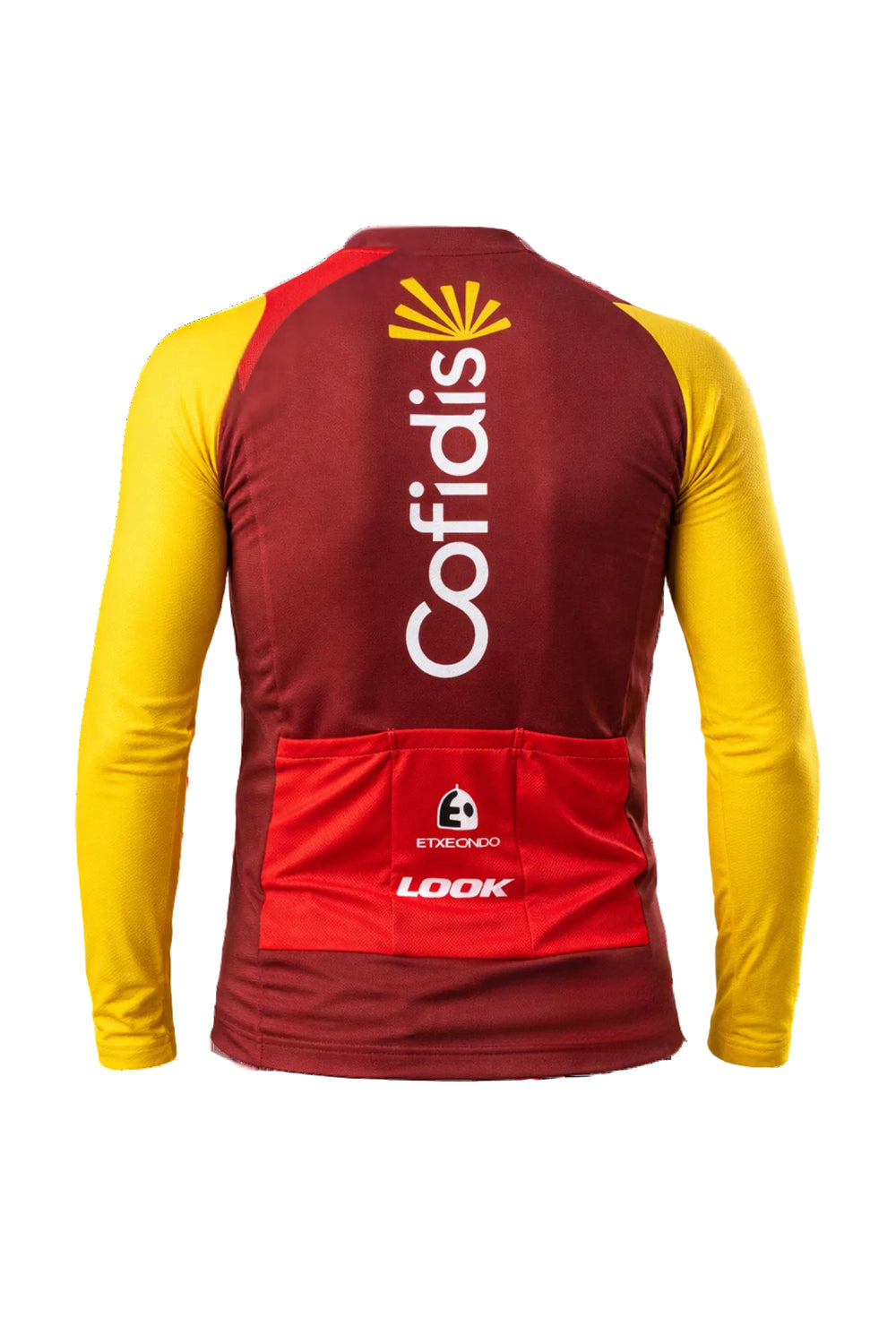 Maillot PRO manches longues 2026 - Team COFIDIS x ETXEONDO (face dos)