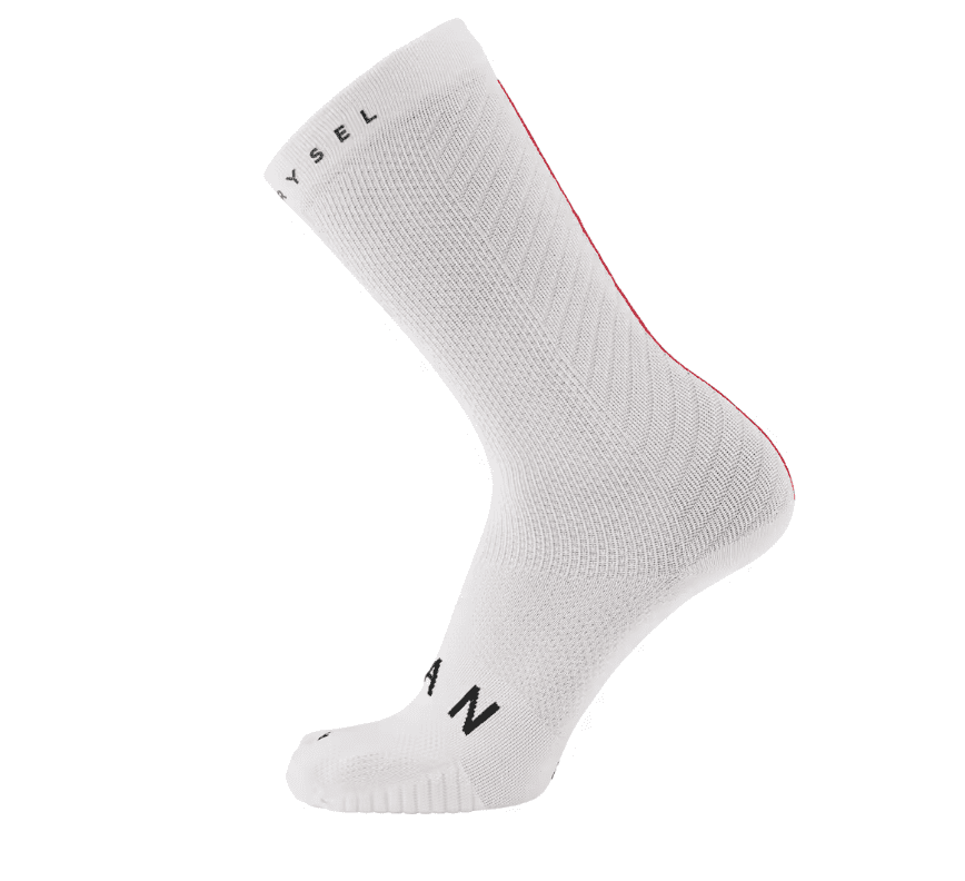 chaussettes COFIDIS Van Rysel blanches 