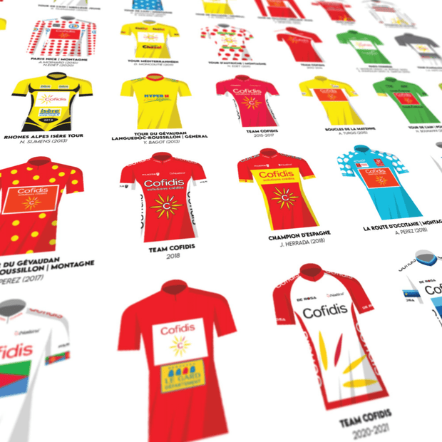 Affiche collector Team Cofidis