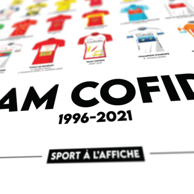 Affiche collector Team Cofidis